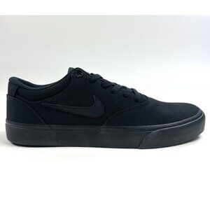 Nike Chron 2 Canvas SB Mens Triple Black Shoes Sneakers Skateboard DM3494-002